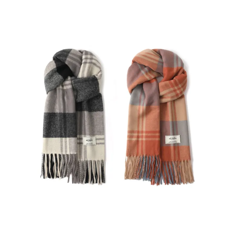 FREE RABBITⅡ Fall And Winter British Versatile Warm Cold Resistant Shawl Scarf Unisex-14