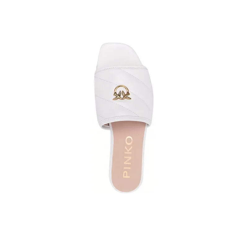 PINKO Slide Slippers Women's White-4