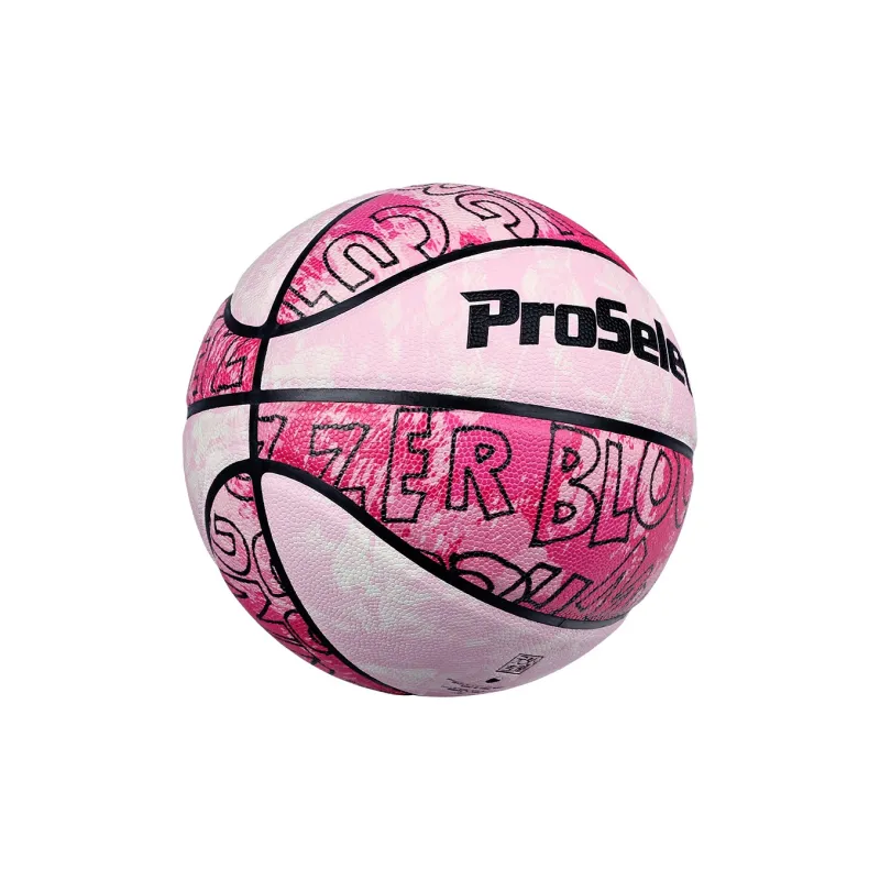 ProSelect PU Basketball Pink Size 7 Ball Training Competition Unisex-2
