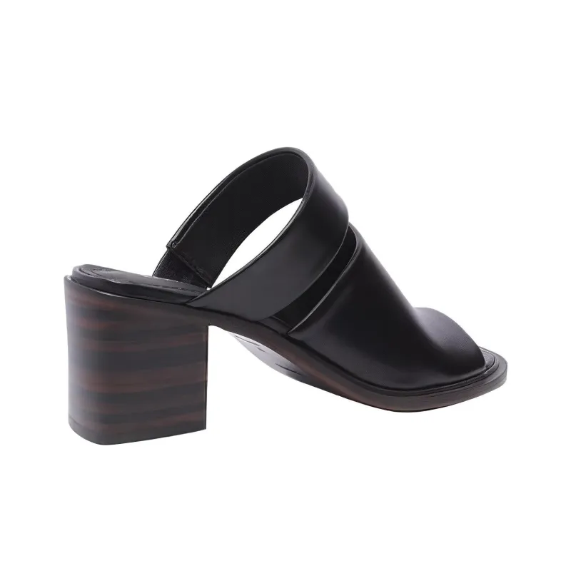 Lemaire 70mm Double Strap Leather Mule-3