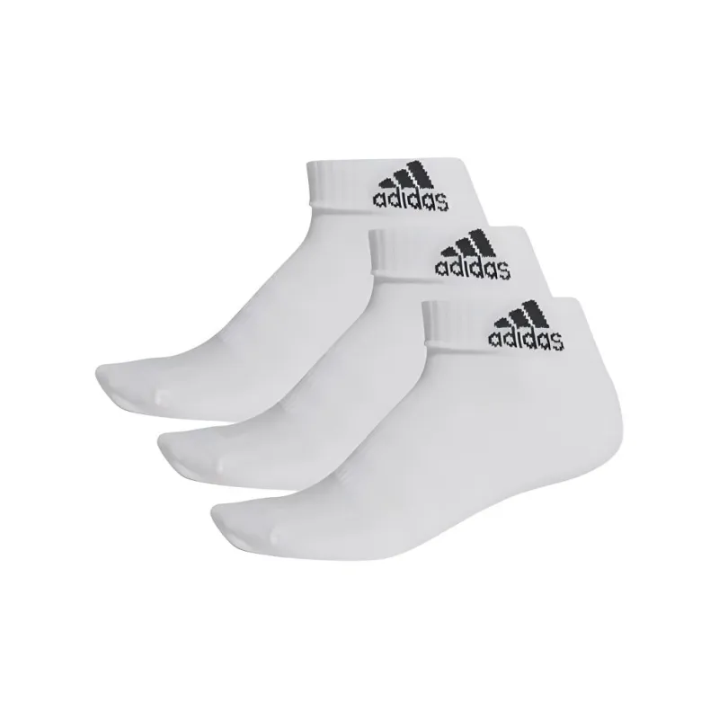 Adidas Ankle Socks Unisex 3 Pack White-0