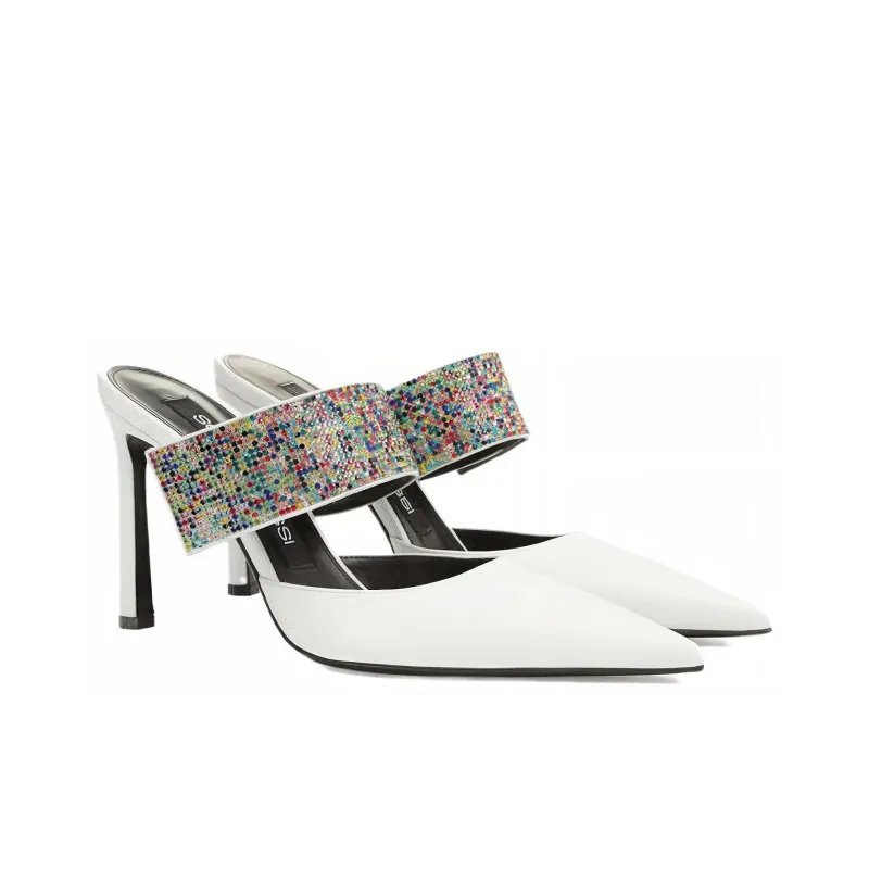 SERGIO ROSSI Paris 60mm Leather Mules-2