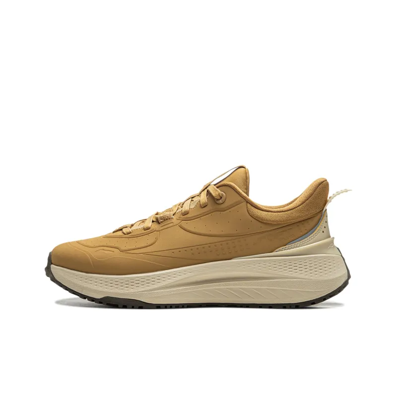 LiNing SOFT PLUS SHIELD Anti Slip Wear Resistant Low Top Casual Shoes Men's Khaki-0