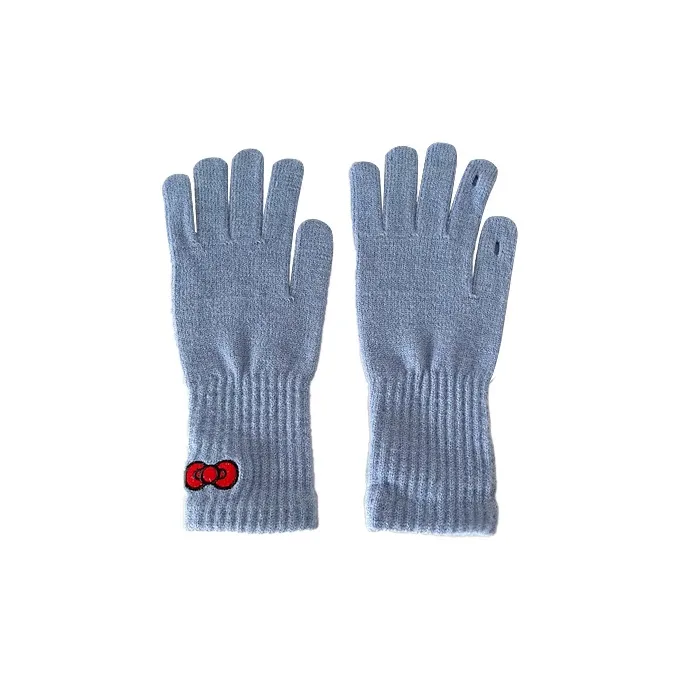 MUSTKOO Knitted Fabric Knit Gloves Women's-7