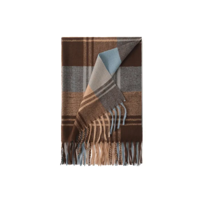 FREE RABBITⅡ Fall And Winter British Versatile Warm Cold Resistant Shawl Scarf Unisex-9