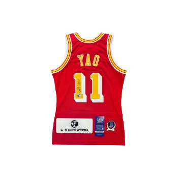 L's Creation Basketball Fan Supplies Mingwen Signature-HOF16 USASM Certificate Red Unisex