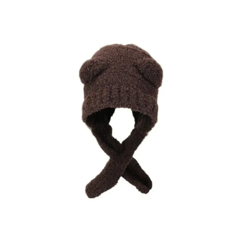 EEEENO Teddy Fleece Beanies Unisex-0