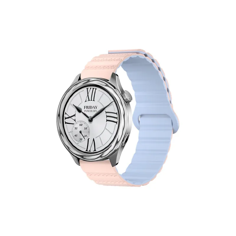 IBOANN Watch Band Xiaomi Compatibility Silicone Material-6