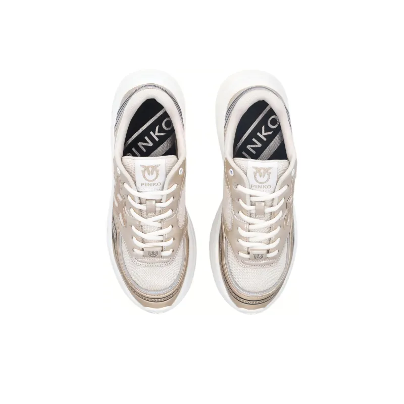 PINKO Metallic Detailed Sneakers Women's-5