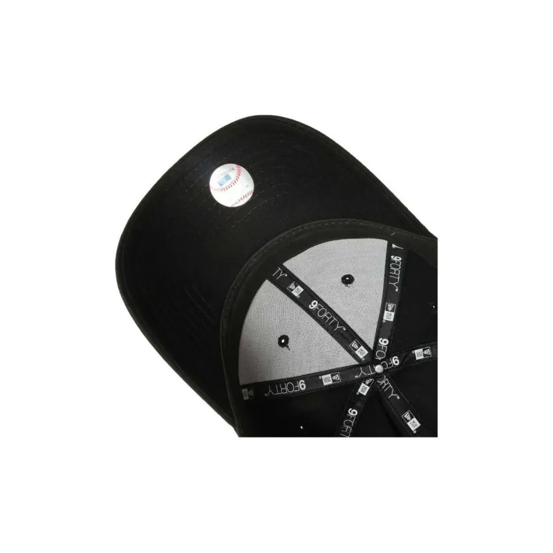 New Era Cotton Baseball Caps Unisex Black-3