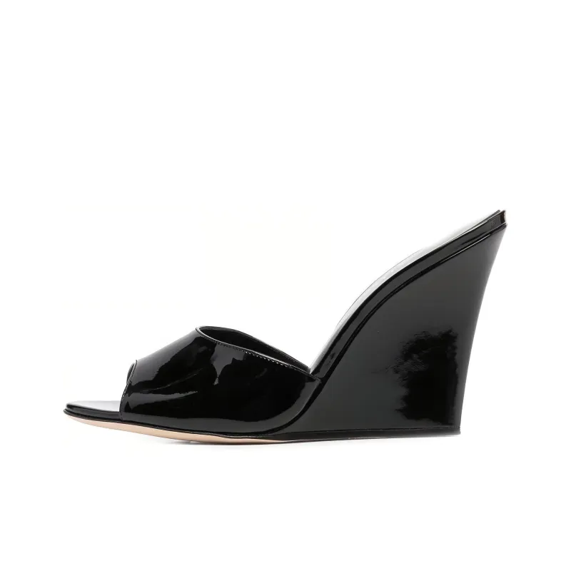 Paris Texas Wanda 110mm Wedge Mules-0