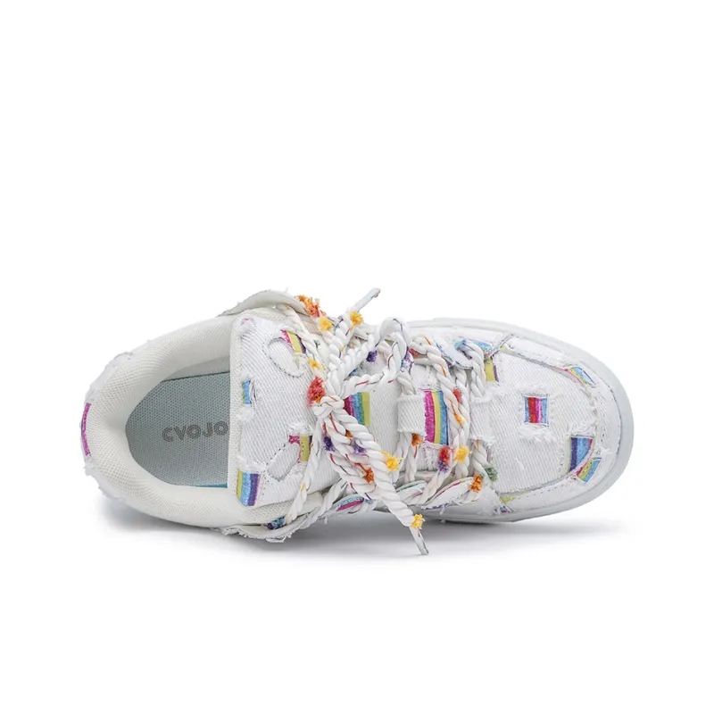 CVOJOO Non-slip Lightweight Low-Top Skateboard Shoes Unisex-32
