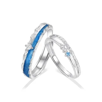 Chongqing Gold Store 925 Sterling Silver/Cubic Zirconia Rings Unisex