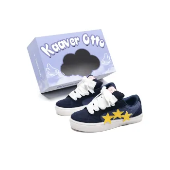 KAAVER OTTO Cushioning Coverage Balance Support Wear Resistant Lightweight Low Top Skateboard Shoes Unisex Box Included