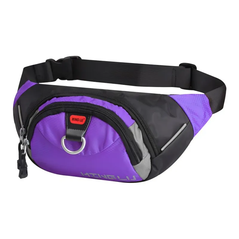 Ssweisiker Nylon Fanny Pack Regular Unisex Black/Red/Yellow/Blue/Green/Purple/Rose Red-10