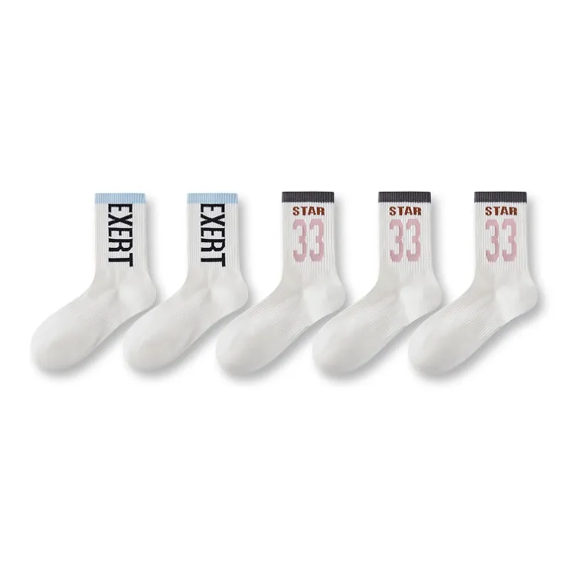 Caramella Mid Calf Socks Women's Combo Set-4