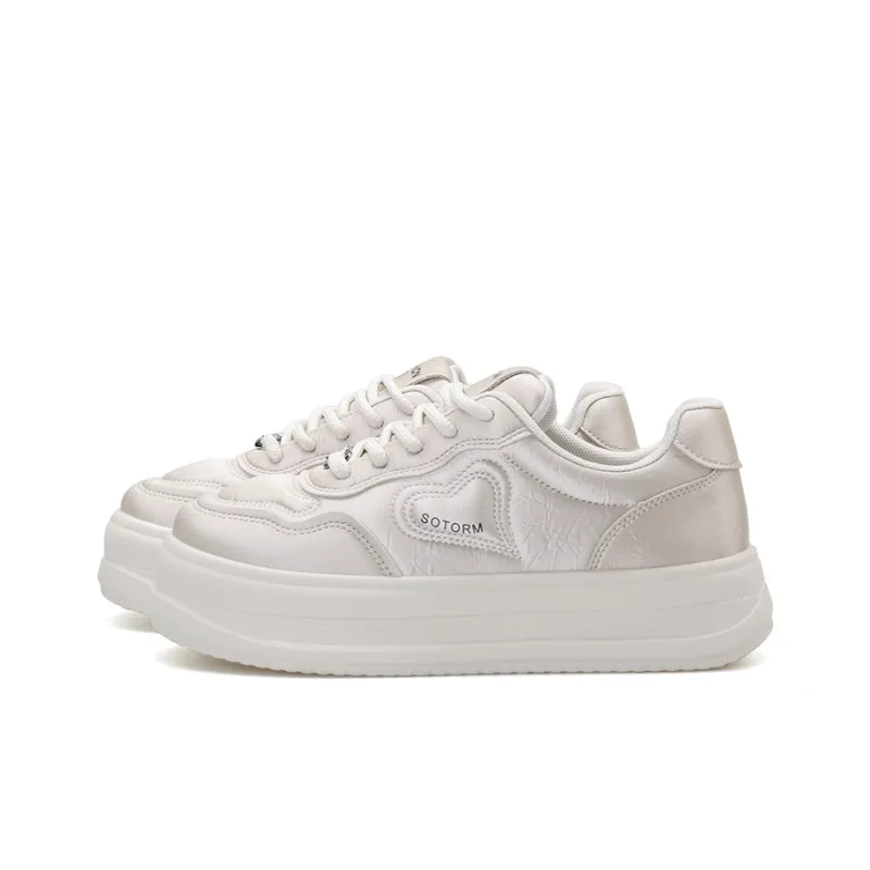KATHRYN WILSON Anti Slip Wear Resistant Low Top Skateboard Shoes Women's-6