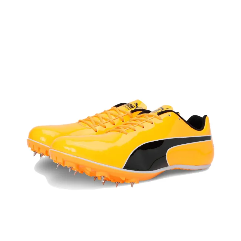 PUMA Anti Slip Wear Resistant Low Top Training Shoes Men's Black Orange-2