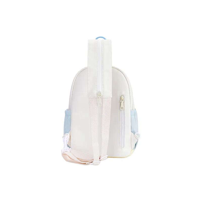 Miffy Fabric Sling Bag Backpack Medium Size Women's Yellow/Blue White-3