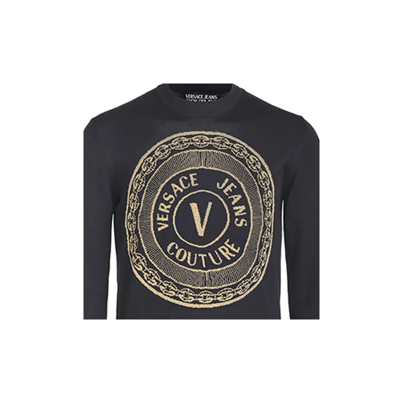 VERSACE JEANS COUTURE Knitwear Men's Black-5