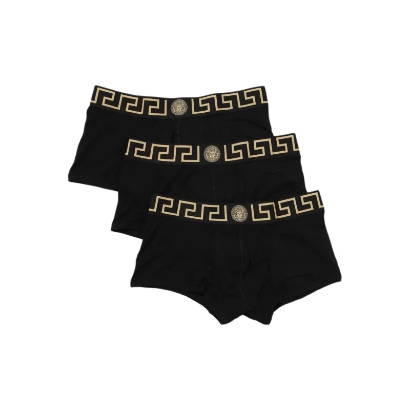 VERSACE COLLECTION Greca Border Three Pack Boxer Briefs-0