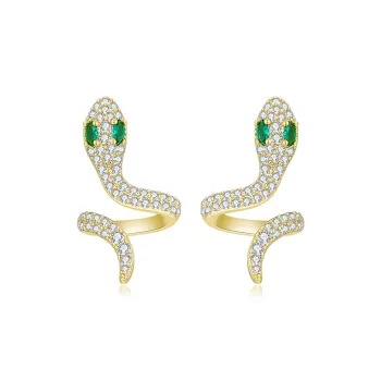 MCK 925 Sterling Silver Needle Earrings Women's