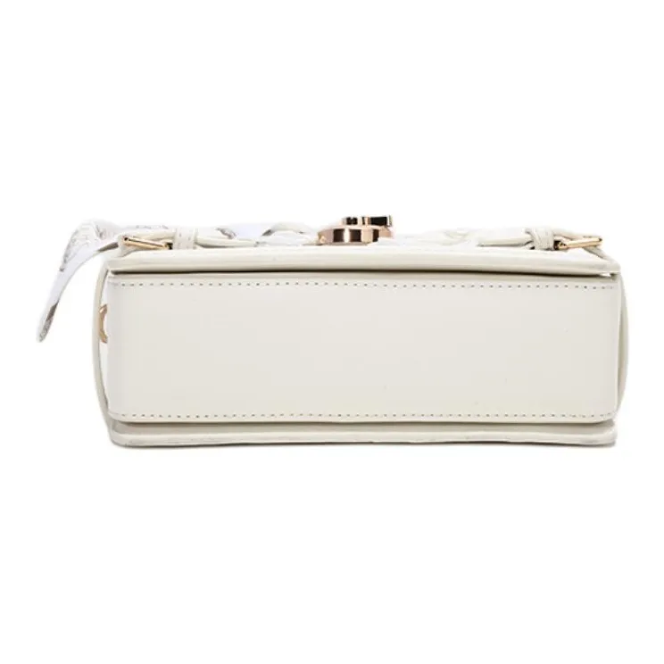 Carit&Koty Polyurethane Synthetic Leather Handbag Small Size Women's White-4