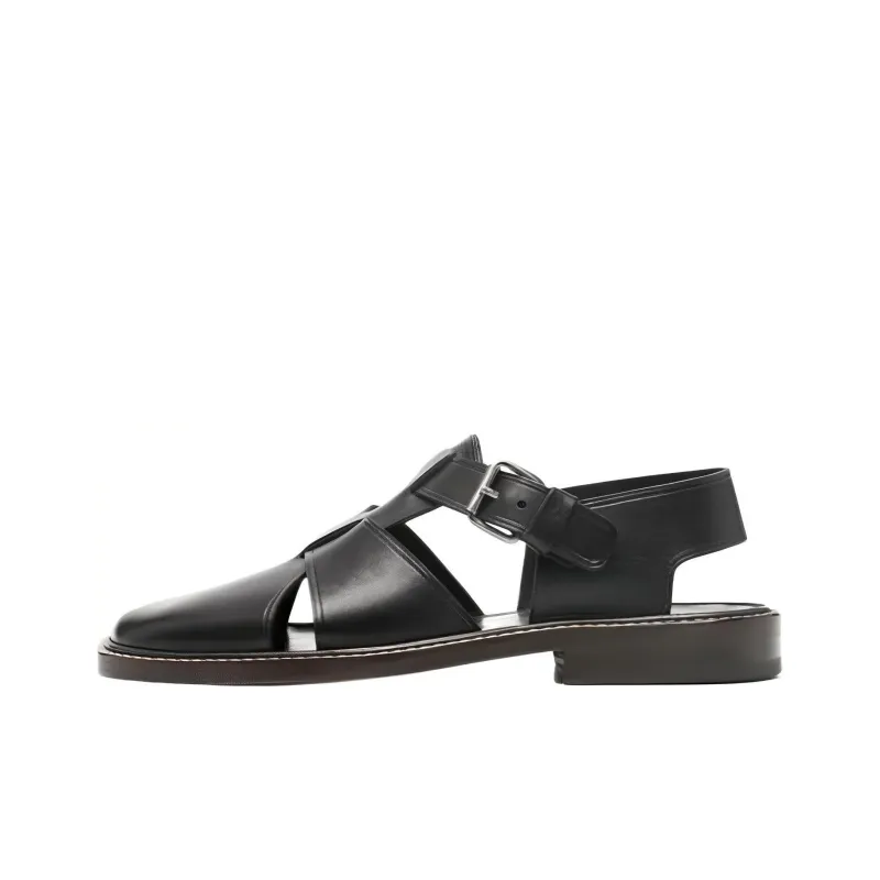 Lemaire Fisherman Leather Sandals-0