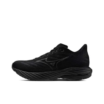 Mizuno Wave Rider 28 Cushioning Breathable Low Top Casual Running Shoes Men's Black