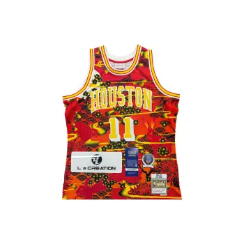 L's Creation Basketball Fan Supplies Mingwen Signature-HOF16 USASM Certificate Red And Yellow Color Scheme Unisex