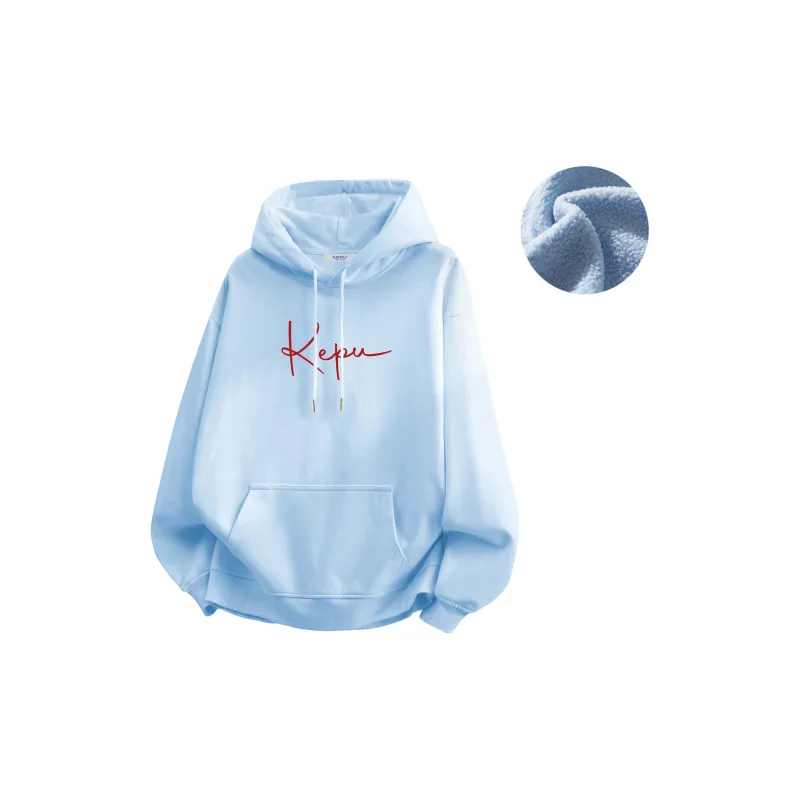 Kepu Fleece Lined Hoodies & Sweatshirts Unisex-21