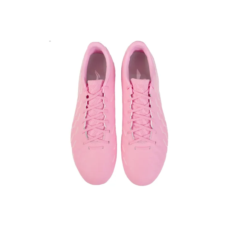LiNing MG Rubber Short Studs Artificial Ground Cushioning Anti Slip And Wear Resistant Soccer Shoes Men's Pink-3