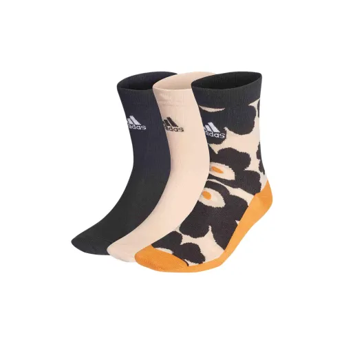 Adidas Mid Calf Socks Unisex 3 Pack