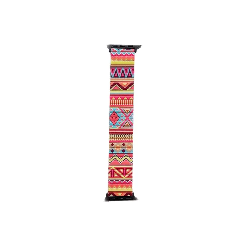 Cuttlefish Grid Apple Compatibility Watch Band Stainless Steel Material-3