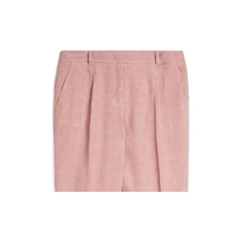 WEEKEND MaxMara Nobile Collection Casual Pants Women's Pink-4