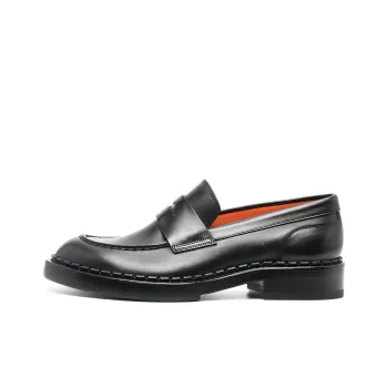 Santoni Alfie Round-toe Loafers