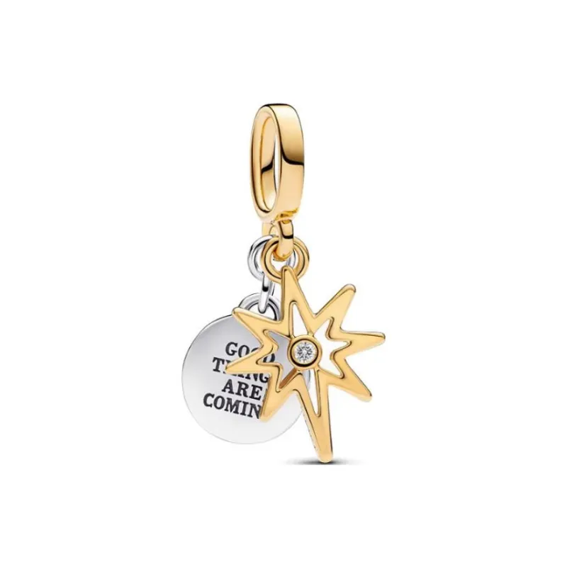 Pandora Gold Plated Charms / Pendants Women's Gold/Silver-0