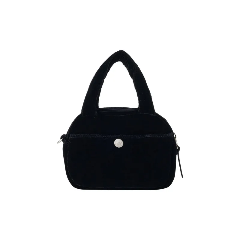Lee Polyester Bowling Bag, Handbag Mini Women's Black-1