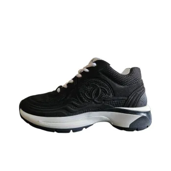 CHANEL Low Top Casual Shoes Women's Black