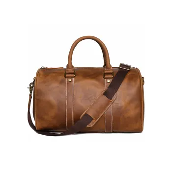 LARTIGENT Cow Leather One Shoulder Crossbody Travel Bag Unisex Multicolor