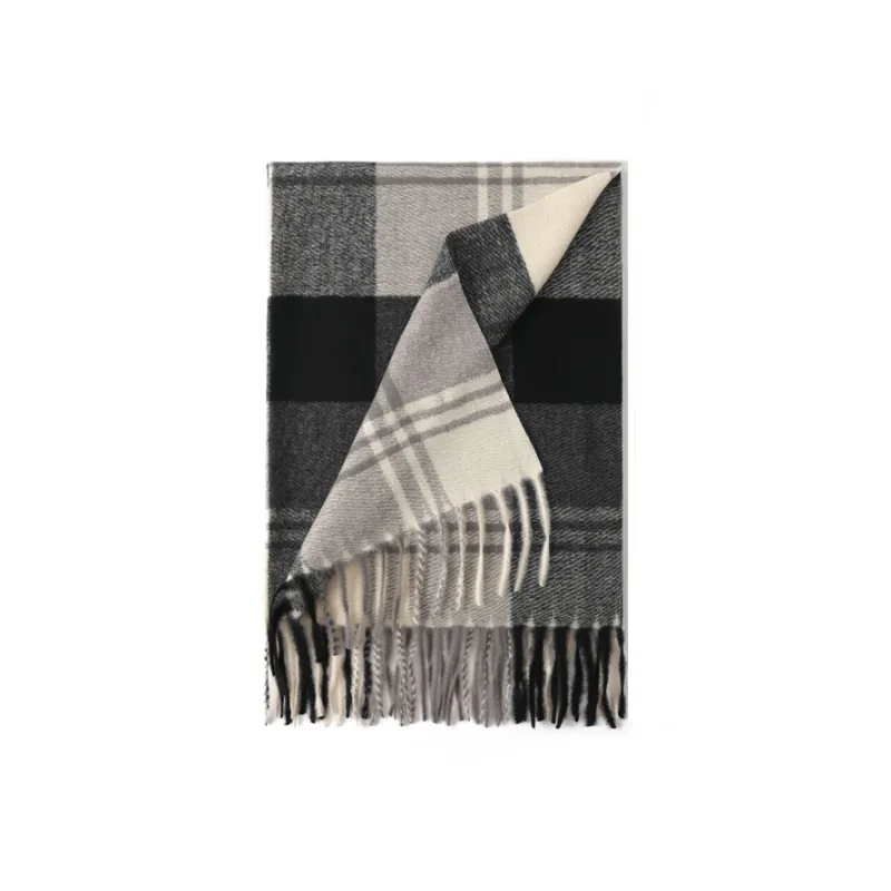 FREE RABBITⅡ Fall And Winter British Versatile Warm Cold Resistant Shawl Scarf Unisex-1