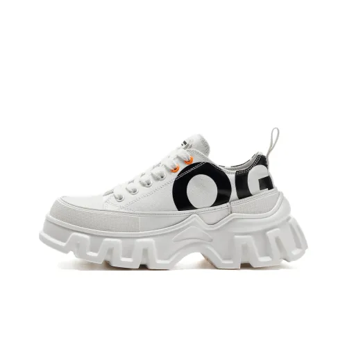 OGR Lull Collection 2.0 Low Top Canvas Shoes Unisex White