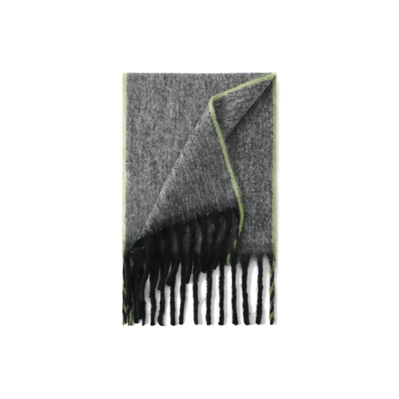 FREE RABBITⅡ Fall And Winter Thickened Warm Soft Versatile Scarf Shawl Unisex-1