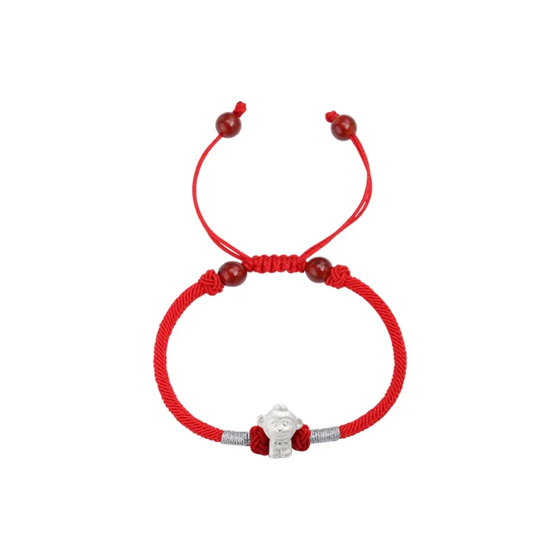 Nine Music 999 Fine Silver Hand Rope Unisex-56