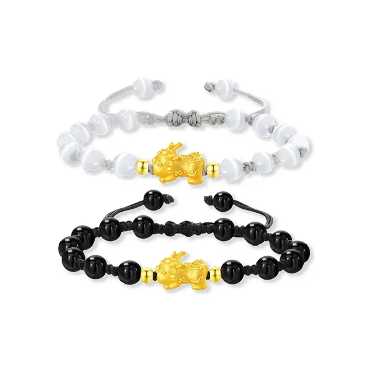 SINO GEM Gold Bracelet Unisex-10