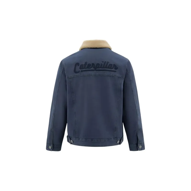 CAT Puffer Jackets Men Indigo-1