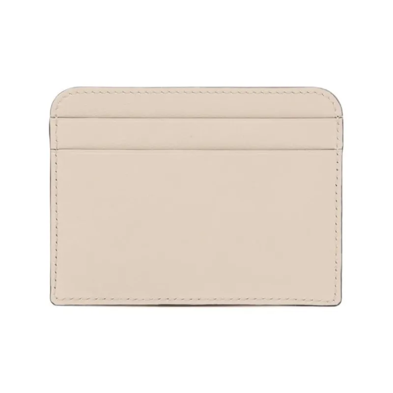 Chloe Calfskin Card Holder Women's Cement Pink-2