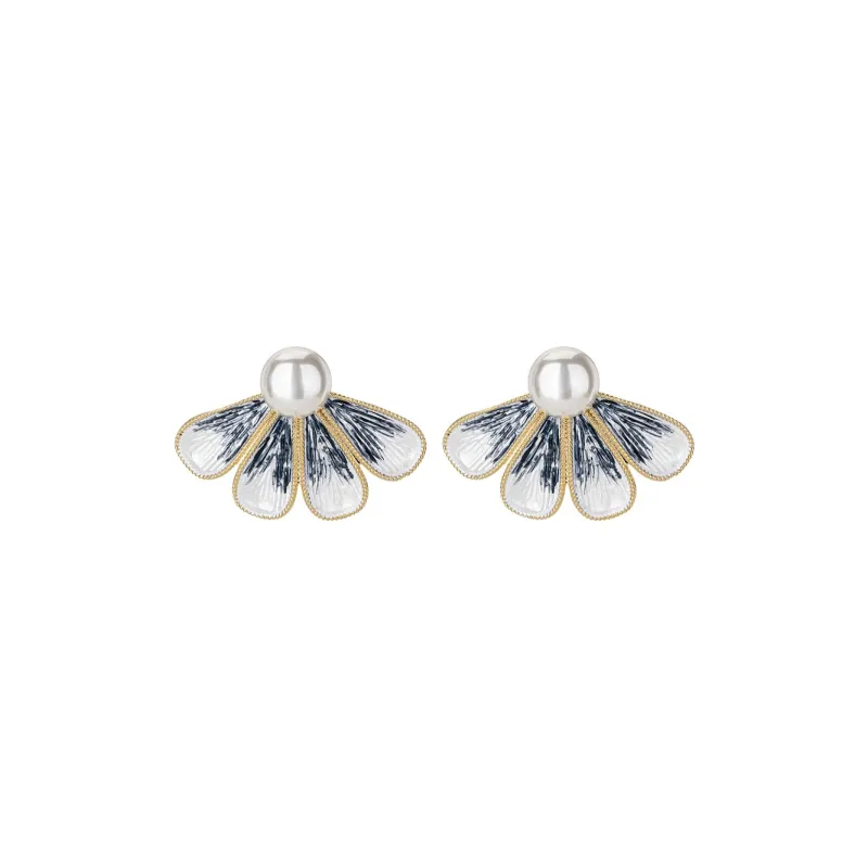 QLADY S925 Silver Stud Earrings Women's-0