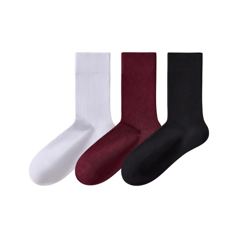Temooues Mid Calf Socks Women's Combo Set-5