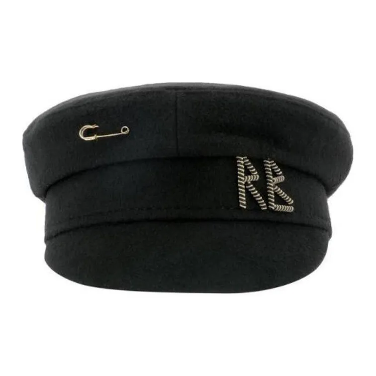 RUSLAN BAGINSKIY Logo Embroidered Baker Boy Hat-1